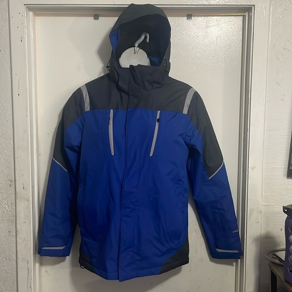 Weatherproof 32 degrees performance hydro-tech small coat jacket blue black - Picture 2 of 12